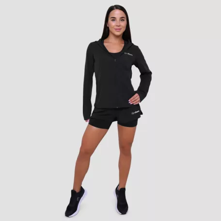 Pulse 2in1 női futó rövidnadrág Black - XS - fekete - GymBeam