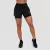 Pulse 2in1 női futó rövidnadrág Black - S - fekete - GymBeam