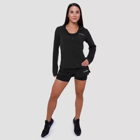 Pulse 2in1 női futó rövidnadrág Black - M - fekete - GymBeam