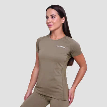 Pulse női futópóló Vetiver - XS - zöld - GymBeam