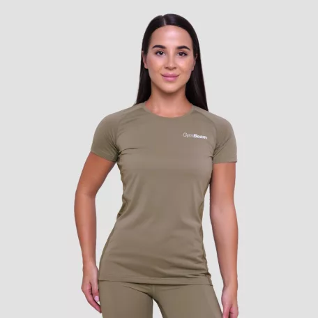 Pulse női futópóló Vetiver - M - zöld - GymBeam