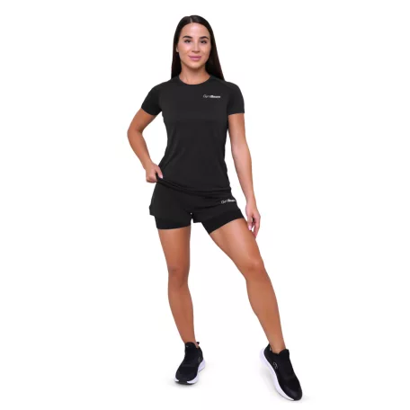Pulse női futópóló Black - XS - fekete - GymBeam