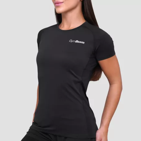 Pulse női futópóló Black - S - fekete - GymBeam