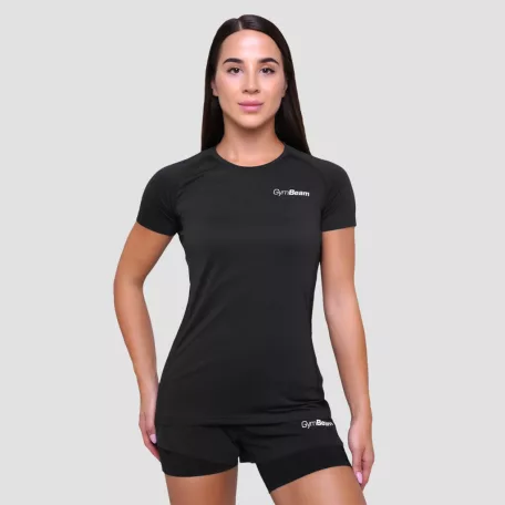 Pulse női futópóló Black - M - fekete - GymBeam