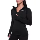 Pulse 1/2 Zip női futófelső Black - XS - fekete - GymBeam