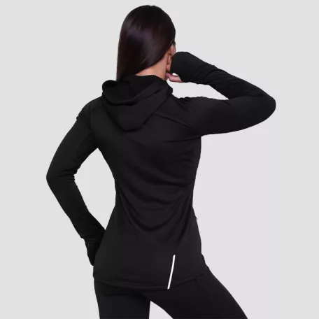 Pulse 1/2 Zip női futófelső Black - M - fekete - GymBeam