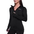 Pulse 1/2 Zip női futófelső Black - M - fekete - GymBeam