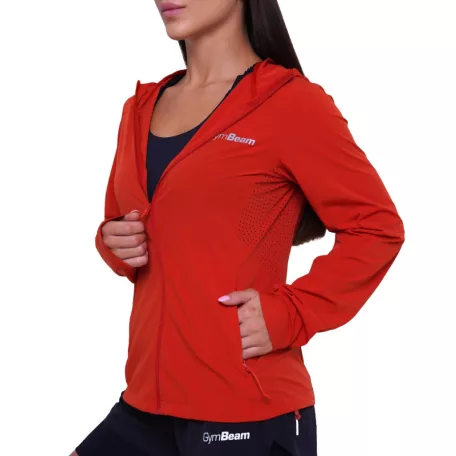 Pulse női futódzseki Orange - XS - narancssárga - GymBeam