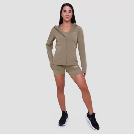 Pulse női futódzseki Vetiver - S - zöld - GymBeam