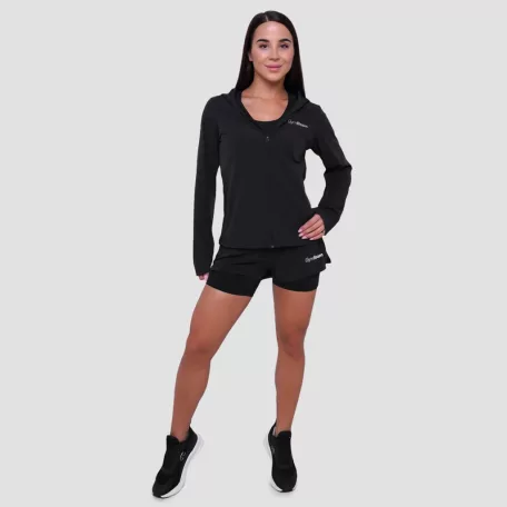 Pulse női futódzseki Black - L - fekete - GymBeam