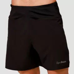 Pulse 2in1 futó rövidnadrág Black - L - fekete - GymBeam
