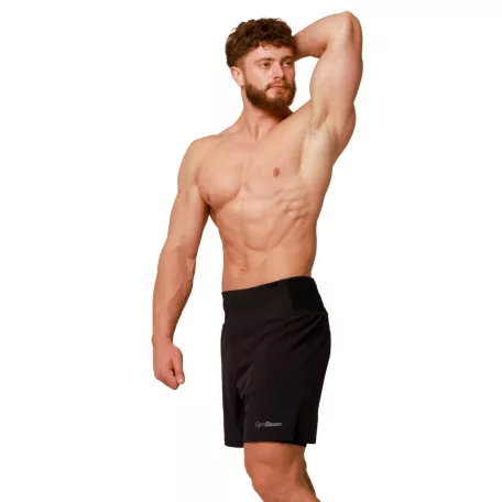 Pulse 2in1 futó rövidnadrág Black - XXL - fekete - GymBeam