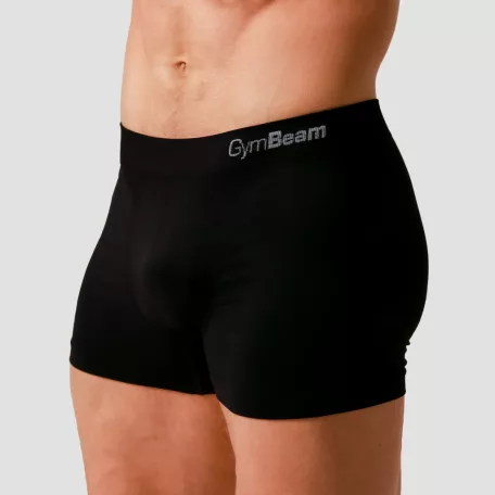Varrásmentes férfi boxeralsó 2 Pack Black - XL - fekete - GymBeam