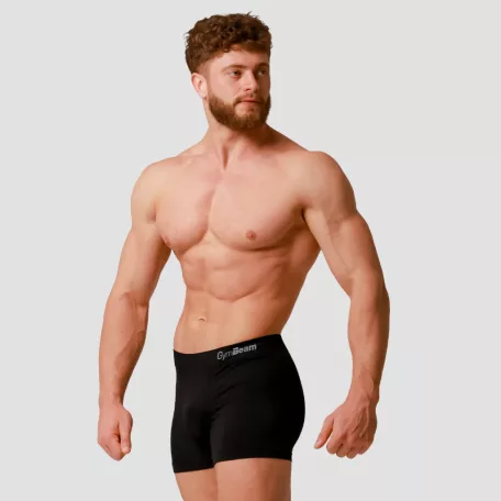 Varrásmentes férfi boxeralsó 2 Pack Black - XXL - fekete - GymBeam