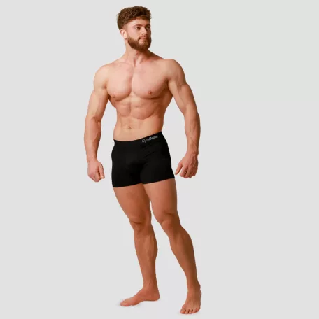 Varrásmentes férfi boxeralsó 2 Pack Black - XXXL - fekete - GymBeam