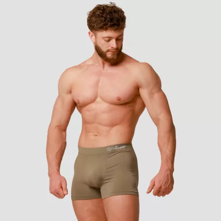 Varrásmentes férfi boxeralsó 2 Pack Army - S - zöld - GymBeam