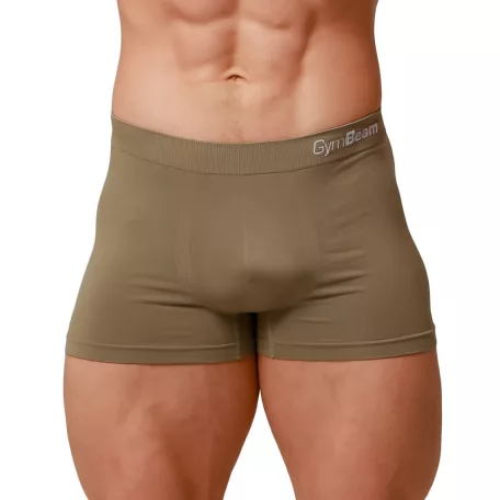 Varrásmentes férfi boxeralsó 2 Pack Army - S - zöld - GymBeam