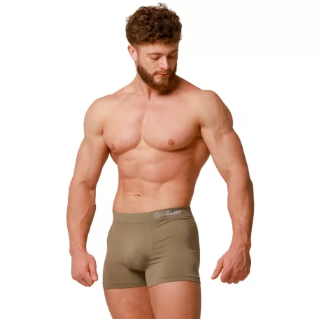 Varrásmentes férfi boxeralsó 2 Pack Army - S - zöld - GymBeam