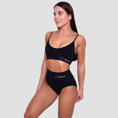 Highrise Briefs alsónemű 2Pack Black - XL - fekete - GymBeam
