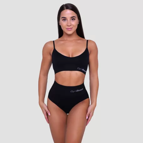 Highrise Briefs alsónemű 2Pack Black - XXL - fekete - GymBeam