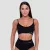 Triangle melltartó Black - M - fekete - GymBeam