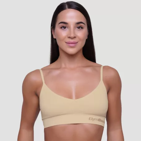 Triangle melltartó Nude - XXL - krém - GymBeam