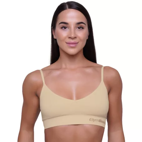 Triangle melltartó Nude - XXL - krém - GymBeam