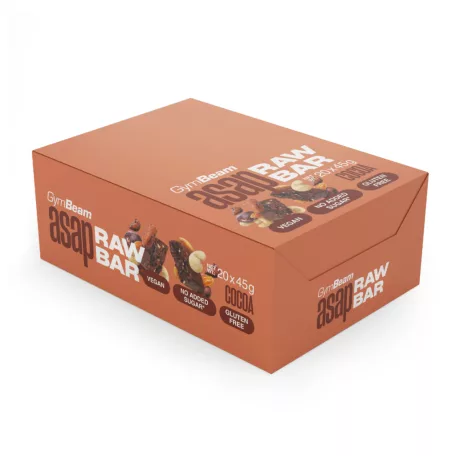 ASAP Raw Bar - 20 x 45 g - kakaó - GymBeam