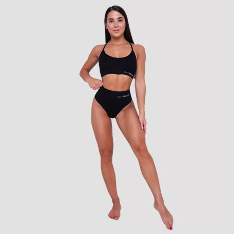 String melltartó Black - XS - fekete - GymBeam
