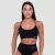 String melltartó Black - M - fekete - GymBeam