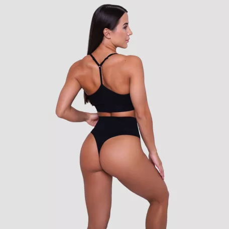 String melltartó Black - M - fekete - GymBeam