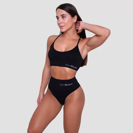 String melltartó Black - XXL - fekete - GymBeam