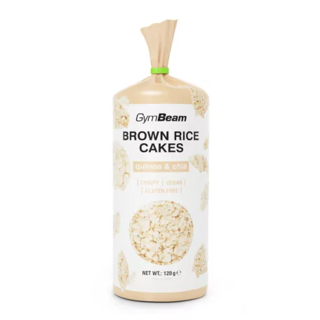 Puffasztott barnarizs-szelet - 120 g - quinoa és chia - GymBeam