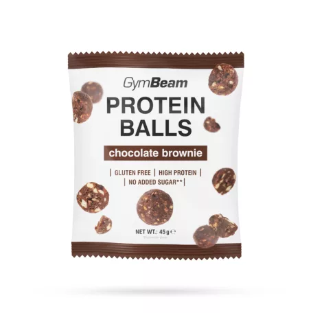 Protein Balls - 45 g - csokoládé brownie - GymBeam