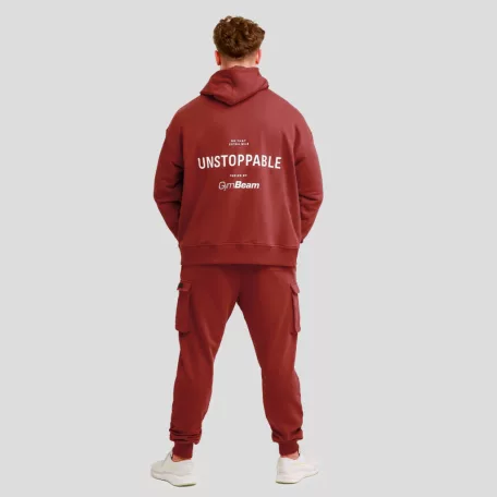 Unstoppable kapucnis pulóver Red - XL - piros - GymBeam