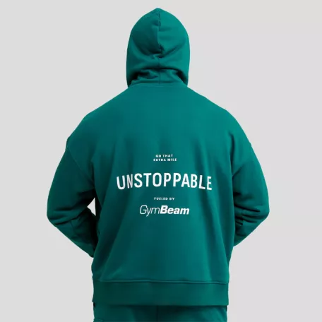 Unstoppable kapucnis pulóver Green - S - zöld - GymBeam