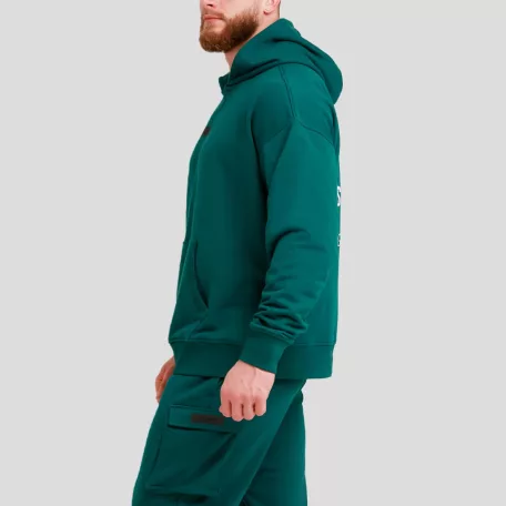 Unstoppable kapucnis pulóver Green - XXL - zöld - GymBeam