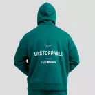 Unstoppable kapucnis pulóver Green - XXXL - zöld - GymBeam