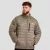 Puffer férfi kabát Vetiver/Black - M - zöld - GymBeam