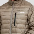 Puffer férfi kabát Vetiver/Black - M - zöld - GymBeam