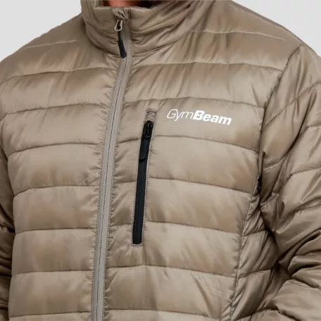 Puffer férfi kabát Vetiver/Black - M - zöld - GymBeam