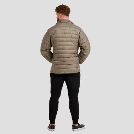 Puffer férfi kabát Vetiver/Black - M - zöld - GymBeam