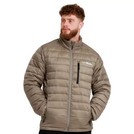 Puffer férfi kabát Vetiver/Black - M - zöld - GymBeam