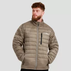 Puffer férfi kabát Vetiver/Black - L - zöld - GymBeam