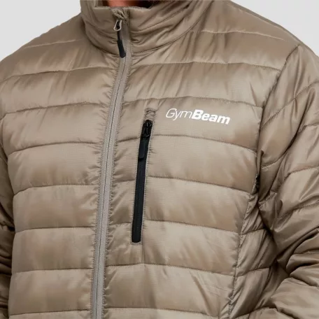 Puffer férfi kabát Vetiver/Black - L - zöld - GymBeam