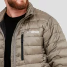 Puffer férfi kabát Vetiver/Black - XL - zöld - GymBeam