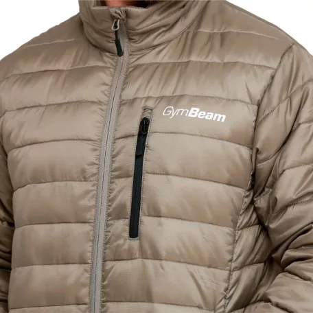Puffer férfi kabát Vetiver/Black - XL - zöld - GymBeam