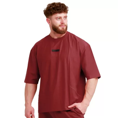 Unstoppable oversized póló Red - M - piros - GymBeam