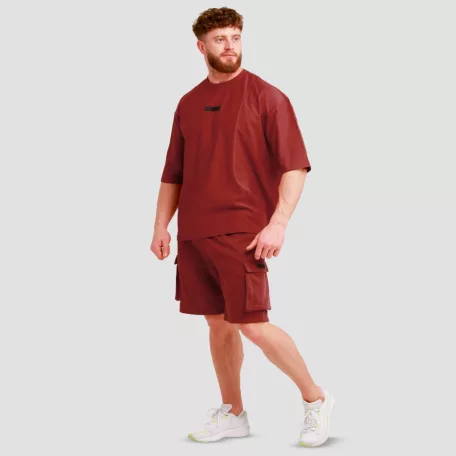 Unstoppable oversized póló Red - L - piros - GymBeam