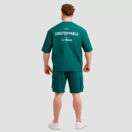 Unstoppable oversized póló Green - S - zöld - GymBeam